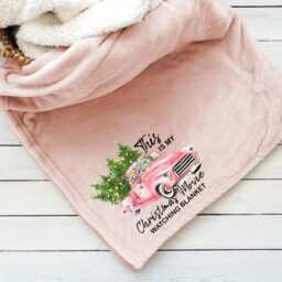 Personalized Christmas Movie Blanket - Festive Keepsake - thumbnail 2
