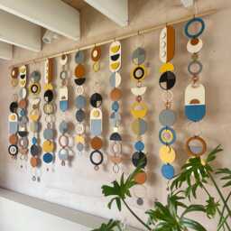 Bright Large Wall Art - Handmade Office Decor Industrial
