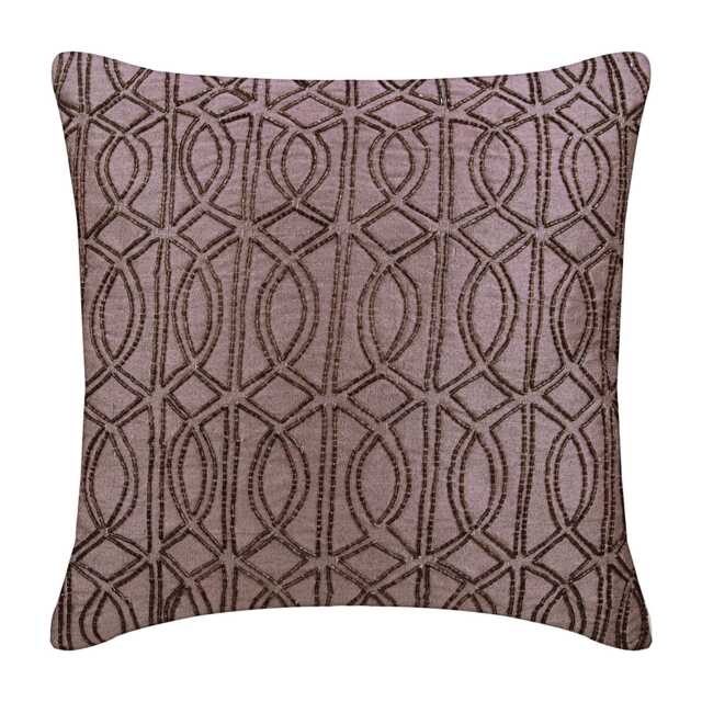 "Decorative Trellis, Lattice Light Plum Purple Pillow Case 24""x24""/26""x26" - image 1