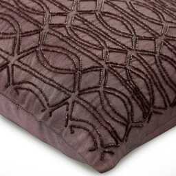 "Decorative Trellis, Lattice Light Plum Purple Pillow Case 24""x24""/26""x26" - thumbnail 2