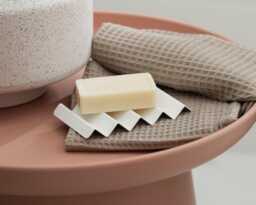 Modern White Zig Zag Soap Dish - Minimalist Bathroom Holder, Viw