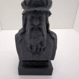 Leonardo Da Vinci Bust - Ornament Figure Paintable Art Model Figurine Mythical Fantasy Sci-Fi Perfect Unique Geek Gift Him Her 3D - thumbnail 2