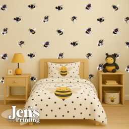 Bee Wall Decals Removable Bumblebee Stickers For Nursery Decor - thumbnail 3