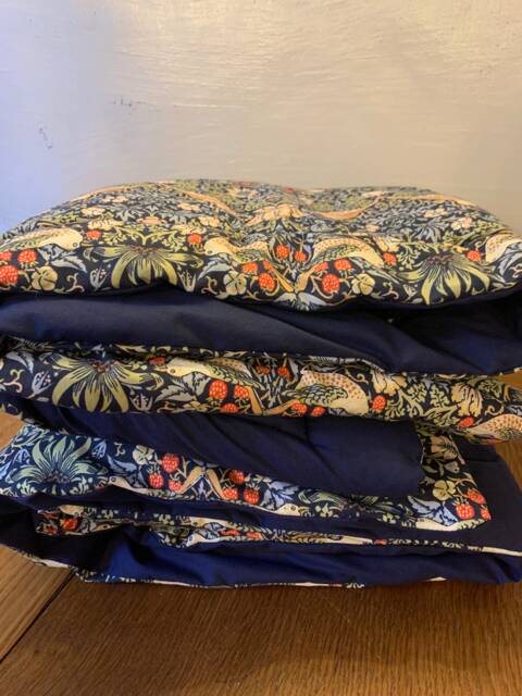 Handmade Personal William Morris Strawberry Thief Throw/Blanket, Mother's Day Gift, Home Decor - image 1