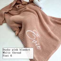 Custom Personalised Baby Blanket - Gift With Name Included - thumbnail 4