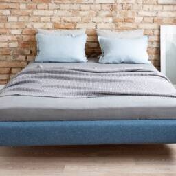 Pure Linen Flat Sheet. Extra Wide Queen Size King Bedsheet - thumbnail 3