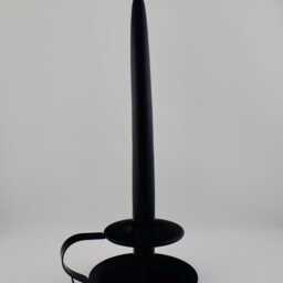 Set Of 3 Black Or Red Coated Beeswax Hand Dipped Taper Candles, Free Delivery, Handmade in Dorset, UK - thumbnail 2