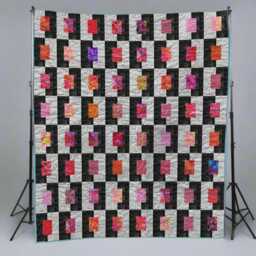 City Lights Quilt Pattern - Modern Geometric Throw - PDF 64x80In - thumbnail 4