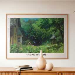 studio Ghibli Poster - Framed Hayao Miyazaki Art Prints - thumbnail 2