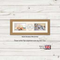 "90Th Photo Frame Word Birthday Special Gift Two Box 6""x4"