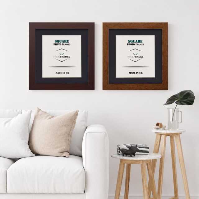 Photo Frame With Black Mount Square Picture Poster Frames Wall Hanging Gallery Art Display Home Decor Mother's Day Gifts - image 1