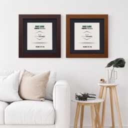 Photo Frame With Black Mount Square Picture Poster Frames Wall Hanging Gallery Art Display Home Decor Mother's Day Gifts