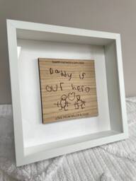 Gift From Kids To Dad, Children's Drawing Gift, Personalised Xmas Unique Present, Daddy Christmas Uk, Thoughtful Gifts For Him - thumbnail 1