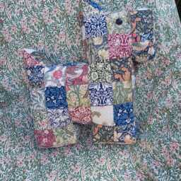 Scatter Cushion, William Morris Unique Patchwork Decorative Pillow - thumbnail 2