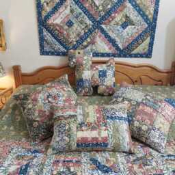 Scatter Cushion, William Morris Unique Patchwork Decorative Pillow - thumbnail 3