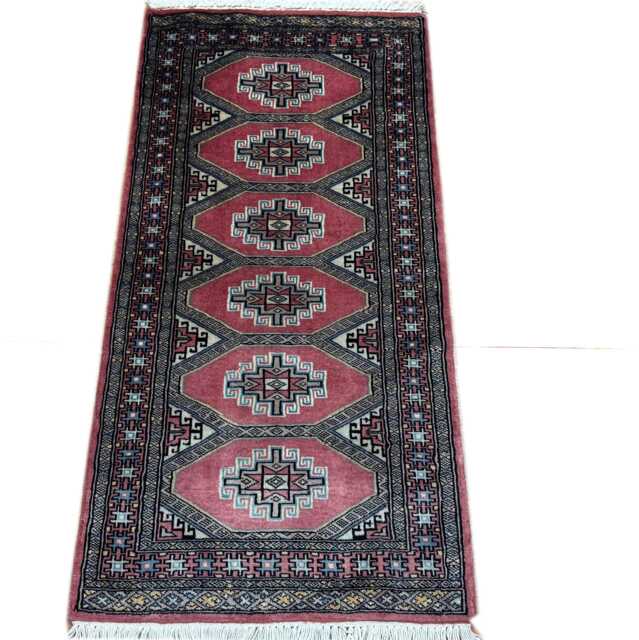 2x4 Pink Color Bokhara Rug - 0.60x1.20 Bedroom Luxury Area Turkish Fine Quality Afghan - image 1