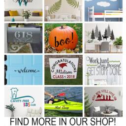 Laundry Wall Decal With Rectangle Border, Glass Door Decals, Classy Modern Vinyl Lettering - thumbnail 4