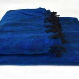 Handwoven Yak Wool Blend Blanket Shawl Large Lightweight Travel Wrap B3 - thumbnail 3
