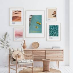 Sand Dune Art Print Minimalist Terracotta Desert Photography - thumbnail 3