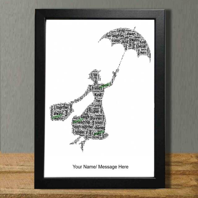 Personalized Word Art Print, Custom Name Gift - image 1