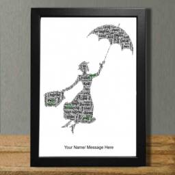 Personalized Word Art Print, Custom Name Gift - thumbnail 4
