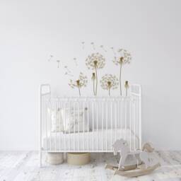 Dandelion Blowing Wall Decal Nature Inspired Nursery Decor P101