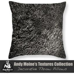 Black & White Throw Pillow, Charleston Harbor Sweet Grass, South Carolina Decor, & Photography - thumbnail 1