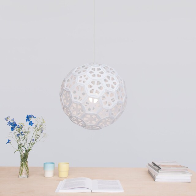 Geometric Sphere Pendant Light - Flower Ball M - image 1