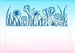 Svg Plotter File Lantern Cover Flower Meadow, As Table Light, Candle Holder, For Paper & Vinyl in 3D, Light Shadow Decoration - thumbnail 1