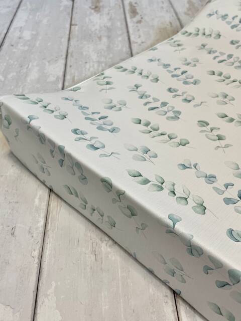 Eucalyptus Wedge Changing Mat, Baby Change Mat, Anti Roll Mat - image 1