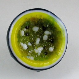 "Fused Glass ""Yellow Sapphire" - thumbnail 3
