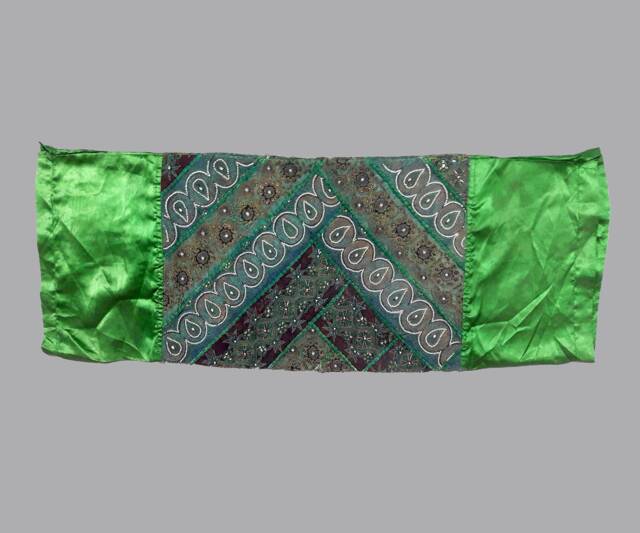 Designer Gujarati Work Decorative Pillow Cover, Cushion Covers - 35 X 12 Inches - One Pcs, Throw Pillow, Cotton Cover Set - image 1
