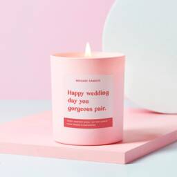 Funny Wedding Gift For Couple Happy Day You Gorgeous Pair Soy Wax Candle