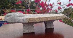Borucan Indian Stone Metate, Grinding Sculpture, Authentic, Historical, Limited