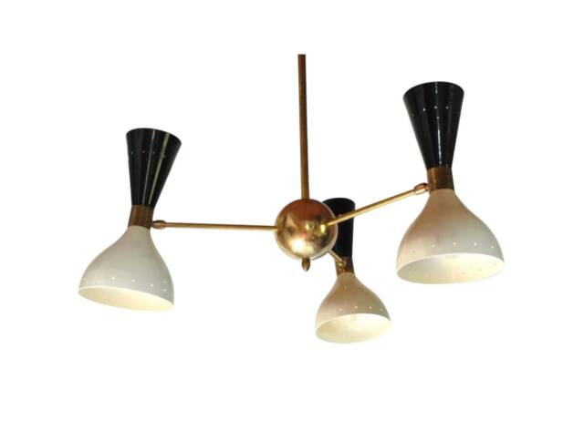 6 Light Mid Century Sputnik Chandelier Diabolo Stilnovo Style , Modern Ceiling Lamp Light Kitchen Dining Inscapes Design - image 1