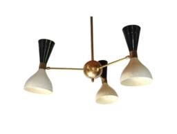 6 Light Mid Century Sputnik Chandelier Diabolo Stilnovo Style , Modern Ceiling Lamp Light Kitchen Dining Inscapes Design
