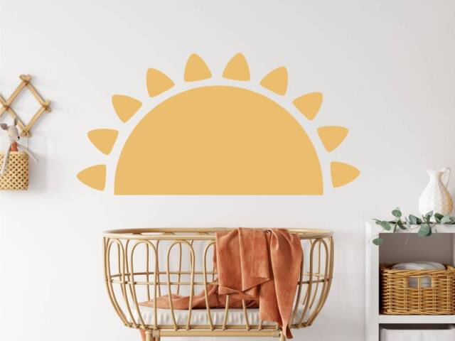 Large Boho Sunshine Wall Sticker Decal - Children's Nursery Art Playroom Decor - image 1