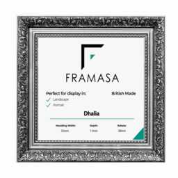 Handmade Dahlia Picture Frame - Ornate Polcore Wall Art - thumbnail 4