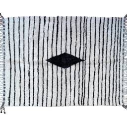Custom Beni Ouarain Rug Handmade Moroccan Wool Carpet - thumbnail 2