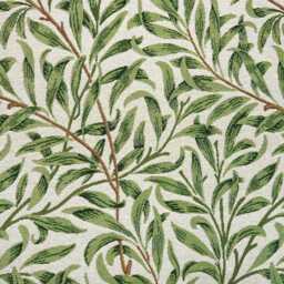Custom Made William Morris Willow Bough Sage Blackout/Lining Curtains Pinch /Triple Pleat - thumbnail 2