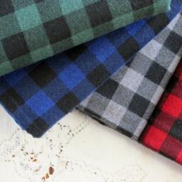 Extra-Large Receiving Blanket - Buffalo Plaid Flannel Choice Of Colors Red Black Blue Green Gray Lumberjack Rustic - thumbnail 3