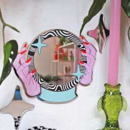 Magic Crystal Ball Mirror - Black & White - thumbnail 3