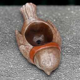 Unique Flower Pot Statue Concrete Planter Figurine Outdoor Bird Cement Plant Ornament Garden Decor Mother Gift Handmade - thumbnail 3
