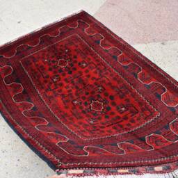 3x5 Bokhara Rug Handmade Afghan Wool Turkmen Oriental Rug - thumbnail 3