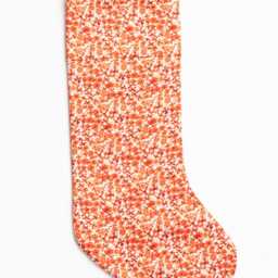 Luxury Mulberry Silk Christmas Stocking, Handpainted Design, Padded, Loop For Hanging, Gift Christmas, Unique Home Decor - thumbnail 2