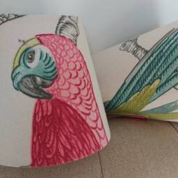 Pink Parrot Candle Clip Lampshafe - thumbnail 3