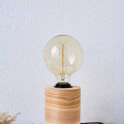 Nordic Table Lamp For Modern Interiors, Scandinavian Bedside Lamp, Farmhouse Style Night Light - thumbnail 4