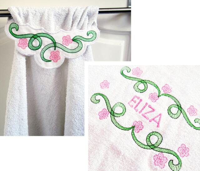 Flowered Towel Topper Collection, Machine Embroidery Ith Project Designs 5x7 - in The Hoop Instant Download - image 1
