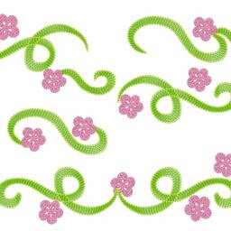 Flowered Towel Topper Collection, Machine Embroidery Ith Project Designs 5x7 - in The Hoop Instant Download - thumbnail 2