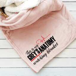 This Is My Greys Anatomy Watching Blanket - Cozy Personalised Anatomy Fan - thumbnail 4